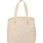 FEED Organic Weekend Tote, 12 oz Transfer - Natural - Back