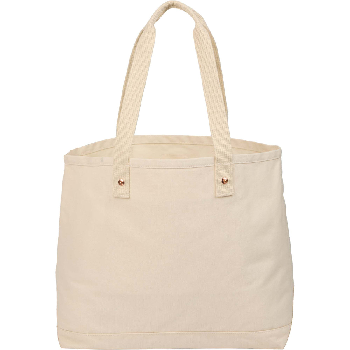 FEED Organic Weekend Tote, 12 oz Transfer - Natural - Back