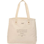 FEED Organic Weekend Tote, 12 oz Transfer - Natural - Front