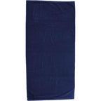 Fiji Velour Beach Towel in Colors, 30 x 60 Inches - Navy - Front