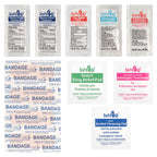 First Aid Kit, Portable - Clear - Contents