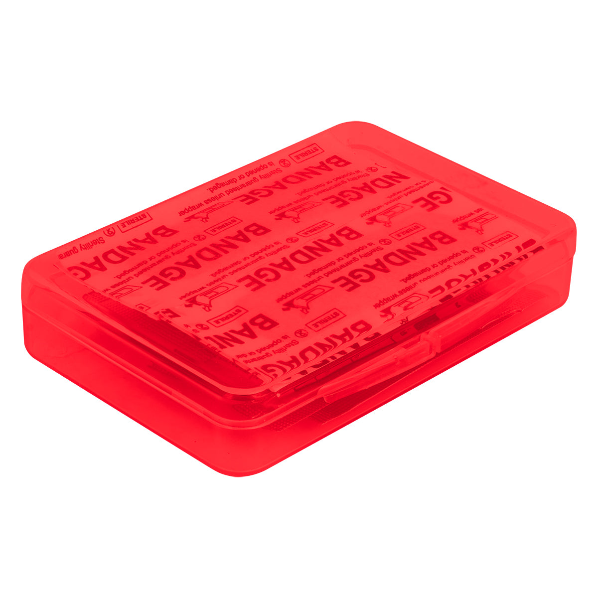 First Aid Kit, Portable - Red - Angle