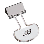 Flip Clip for Binders - White - Pad Print