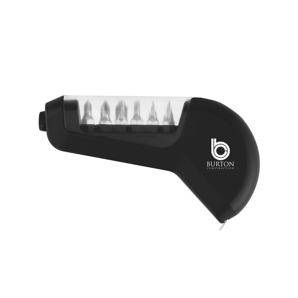 Flip Multi Tool, Seven-Way - Black - Pad Print
