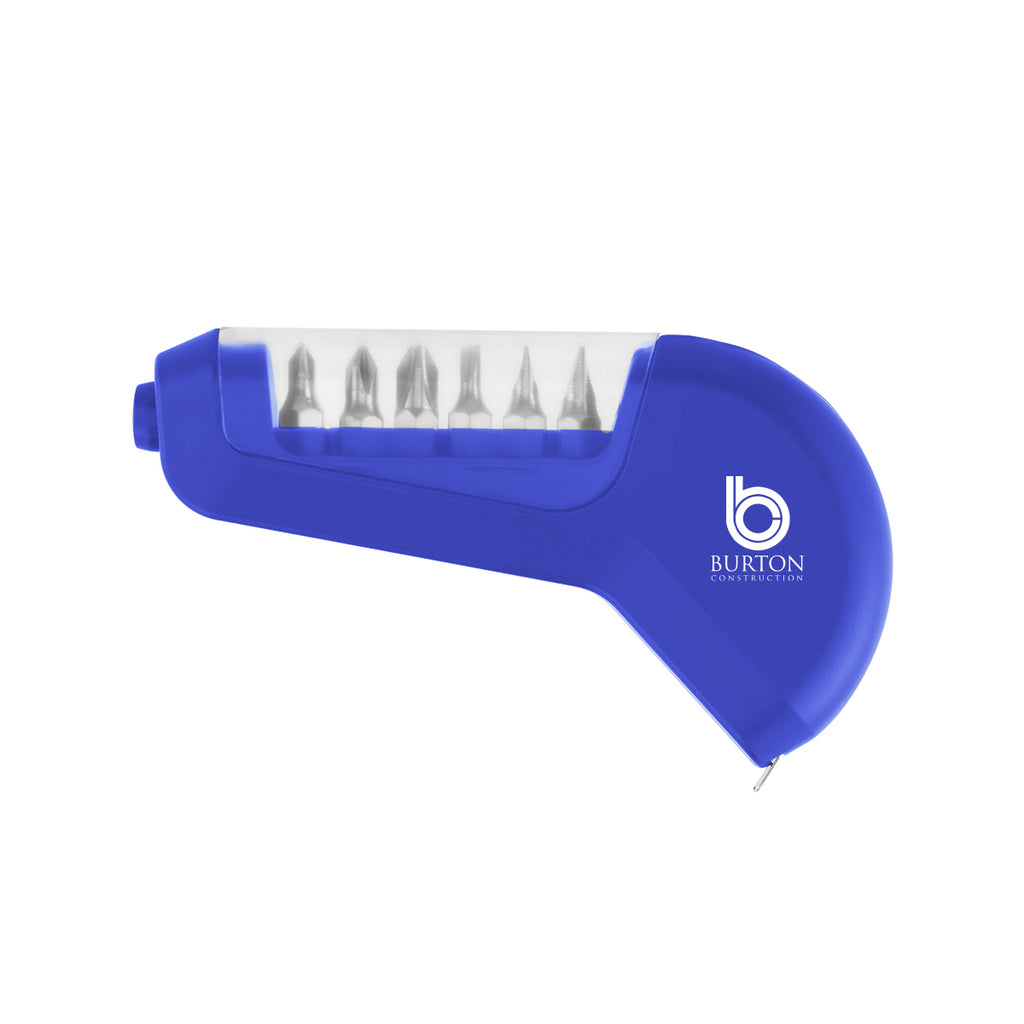 Flip Multi Tool, Seven-Way - Royal Blue - Pad Print