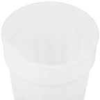 Fluted Plastic Stadium Cup, 16 oz - Frost - Top