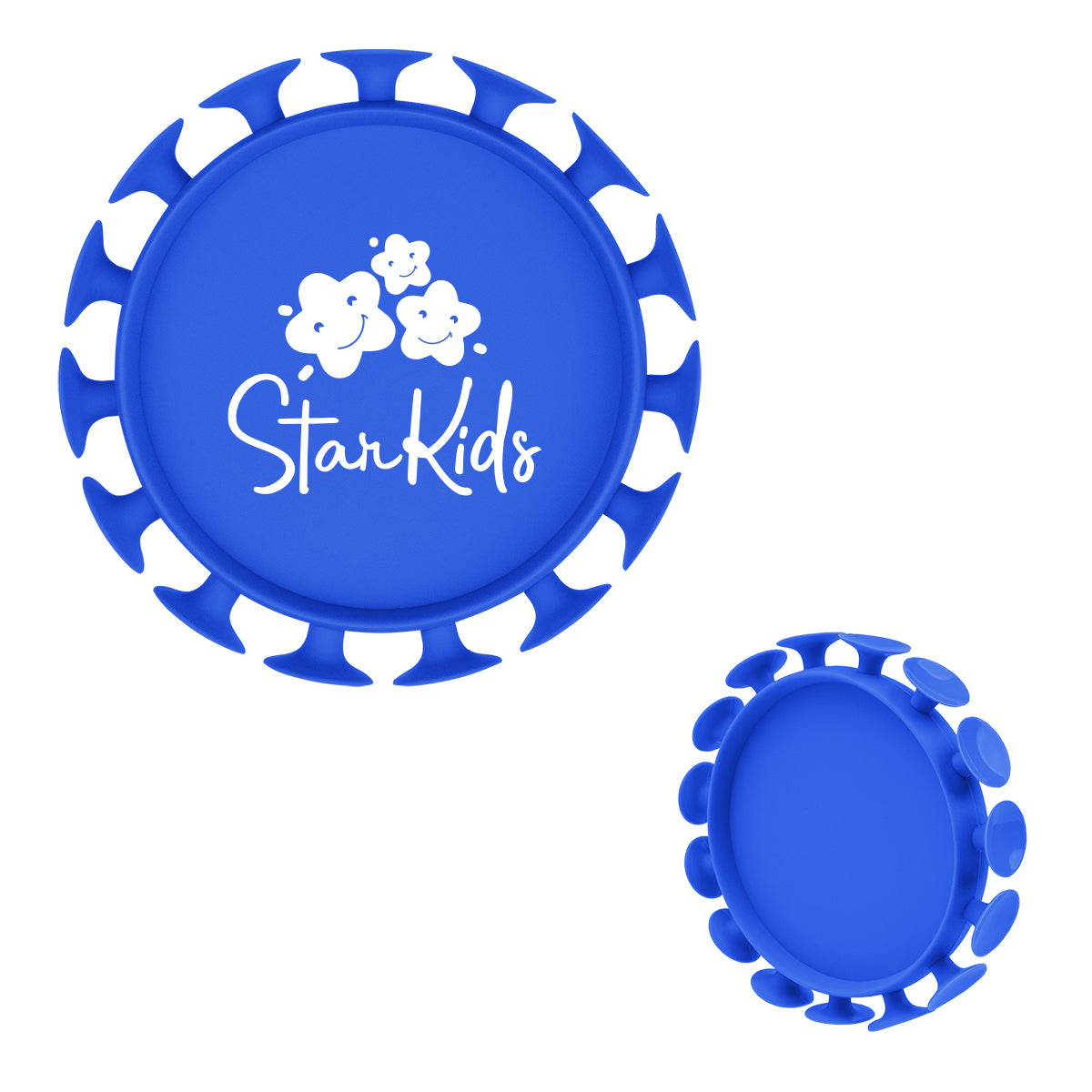 Flying Disc with a Grip - Blue - Pad Print