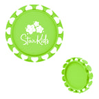 Flying Disc with a Grip - Lime Green - Pad Print