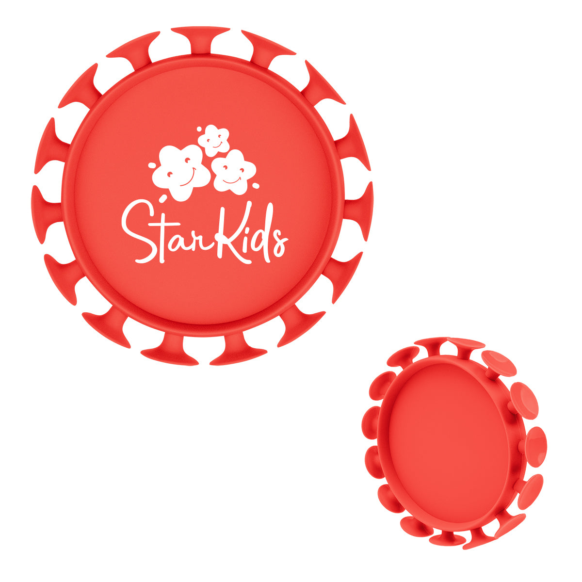 Flying Disc with a Grip - Red - Pad Print