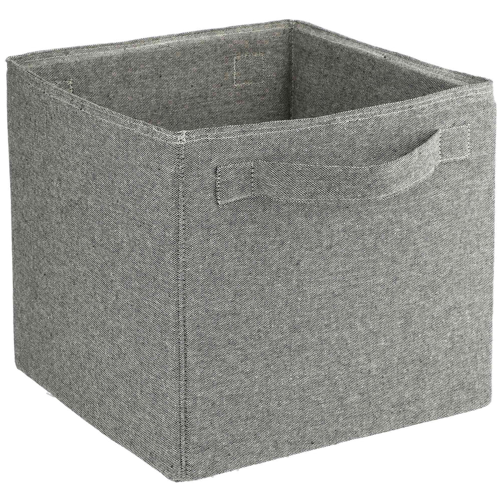 Fold-Flat Recycled Cotton Storage Cube Transfer - Natural - Right Angle 5