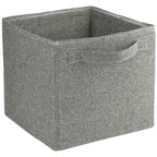 Fold-Flat Recycled Cotton Storage Cube Transfer - Natural - Right Angle 5