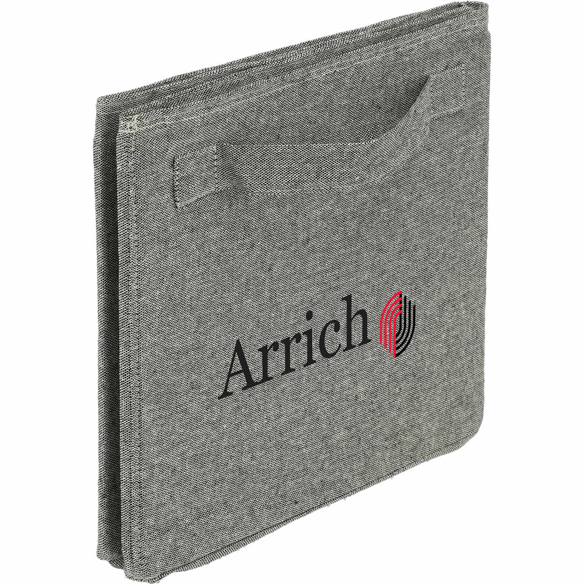 Fold-Flat Recycled Cotton Storage Cube Transfer - Natural - Right Angle