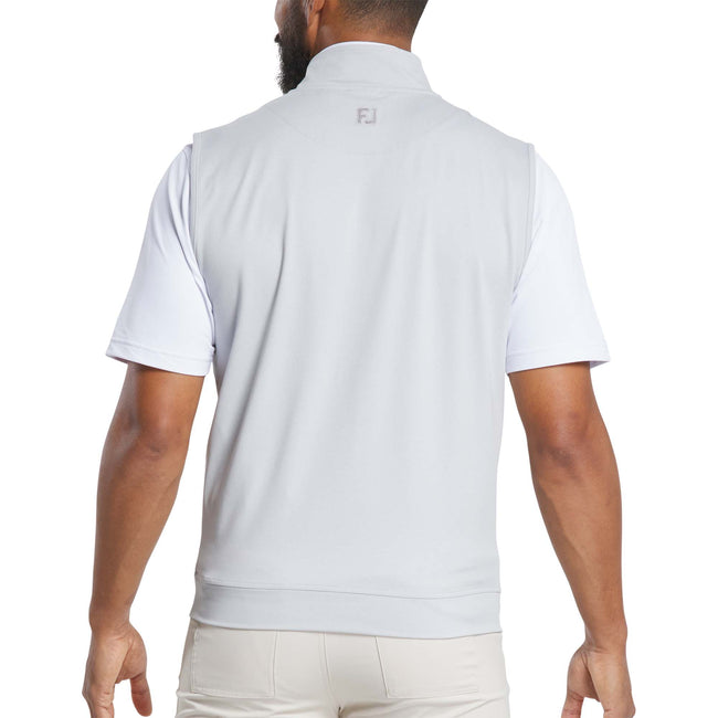 FootJoy Performance Quarter Zip Golf Vest for Men Embroidery