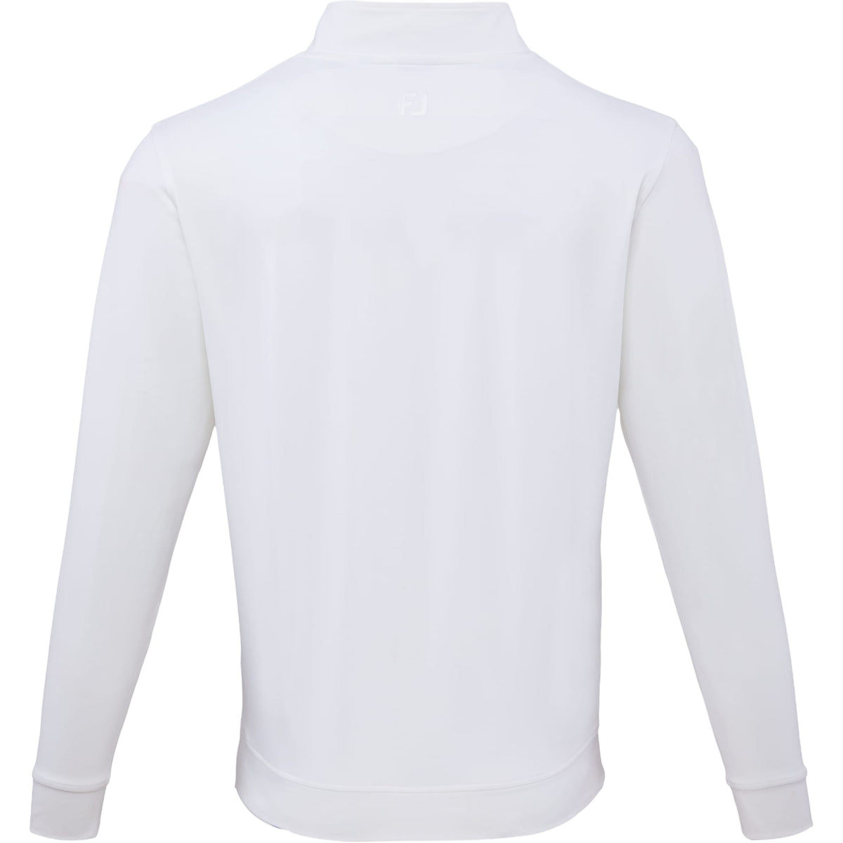 FootJoy Performance Quarter Zip Pullover for Men Embroidery - White - Back