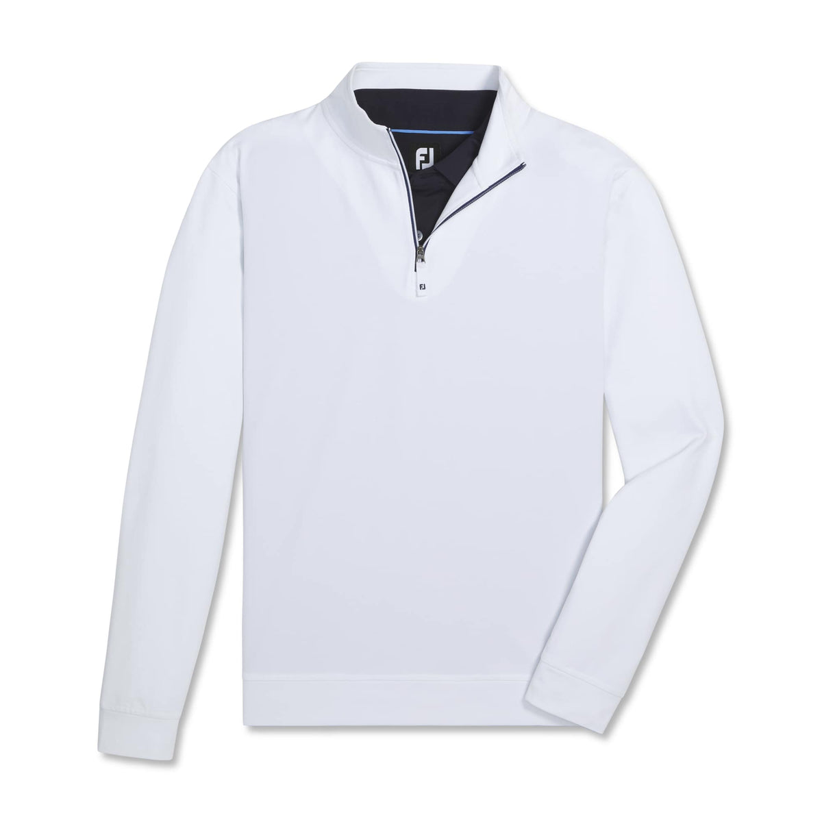 FootJoy Performance Quarter Zip Pullover for Men Transfer - White - Front 2