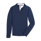 FootJoy Performance Quarter Zip Pullover for Women Embroidery - Navy - Front Flat
