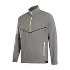 FootJoy Zephyr Half Zip Windshirt for Men Transfer - Charcoal - Left Angle Flat