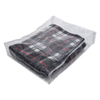 Fraser Blanket in Fleece - Red with Navy - Bag