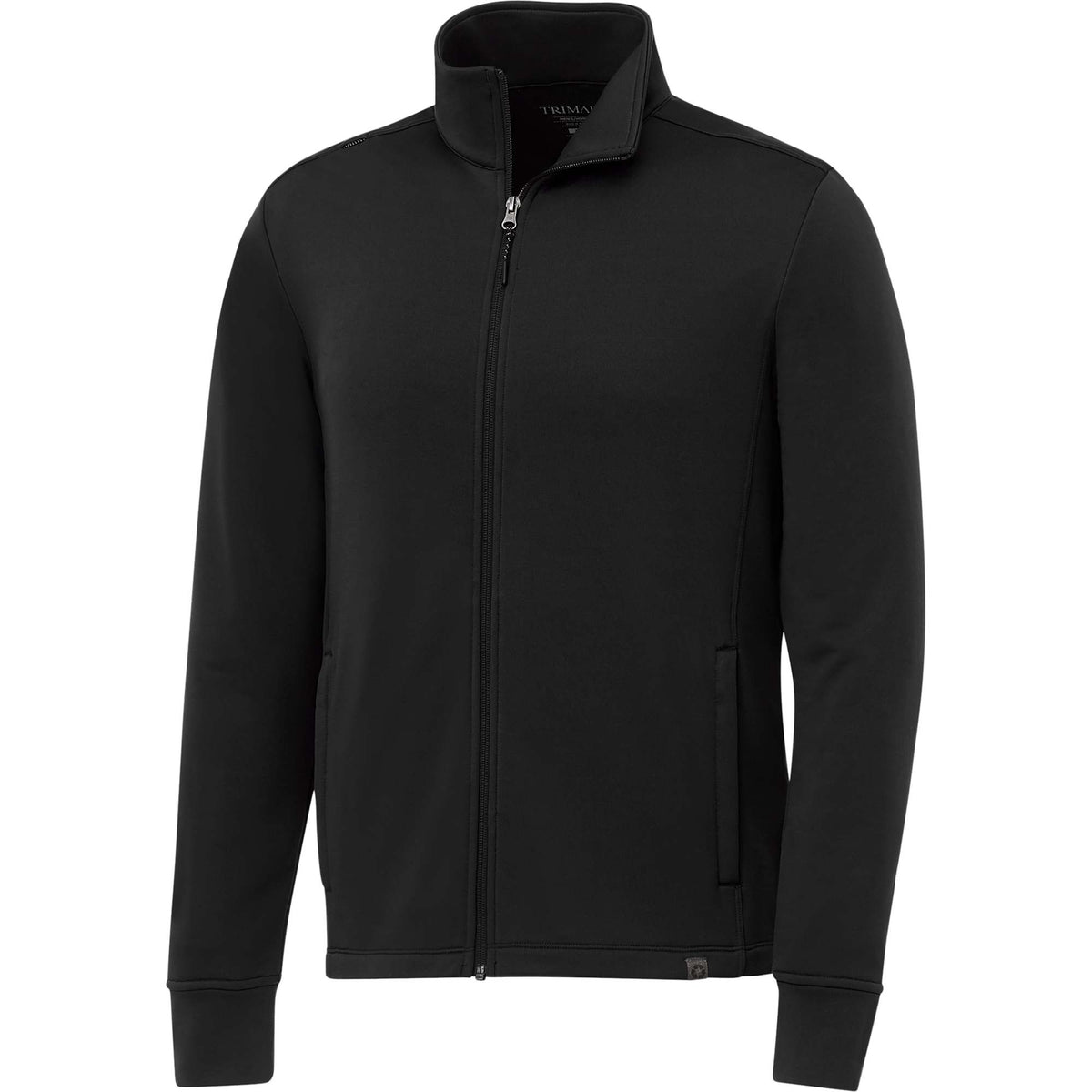 Frazier Eco Knit Jacket for Men Embroidery - Black - Right Angle