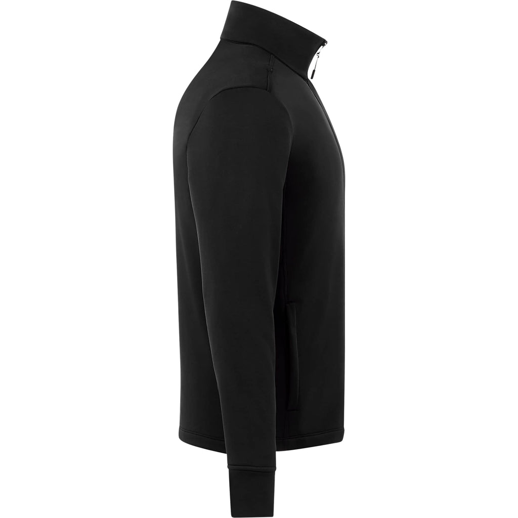 Frazier Eco Knit Jacket for Men Embroidery - Black - Right Side