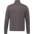 Frazier Eco Knit Jacket for Men Embroidery - Heather Charcoal - Back