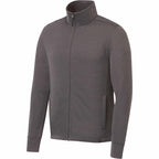 Frazier Eco Knit Jacket for Men Embroidery - Heather Charcoal - Right Angle