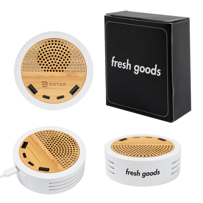 Fresh Goods Bamboo Speaker and Charger