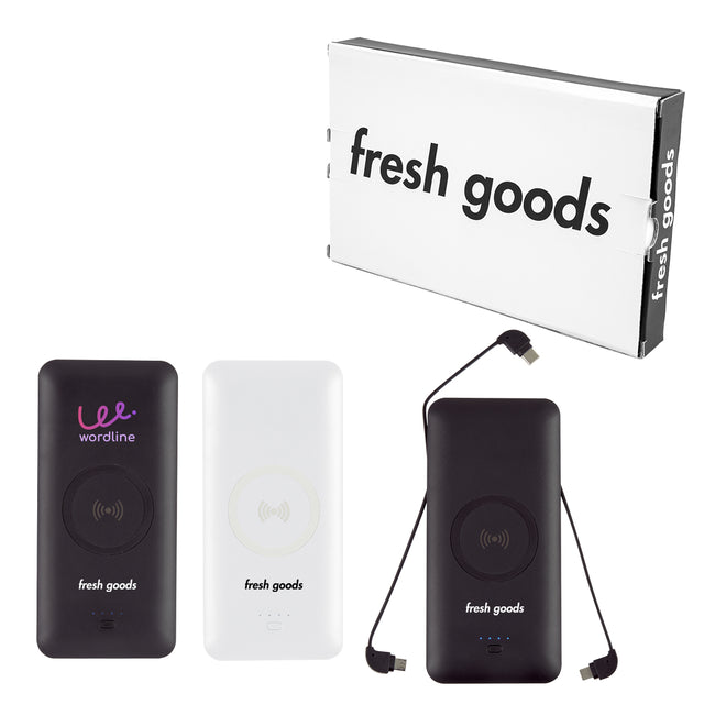 Fresh Goods Five-Way Wireless Power Bank