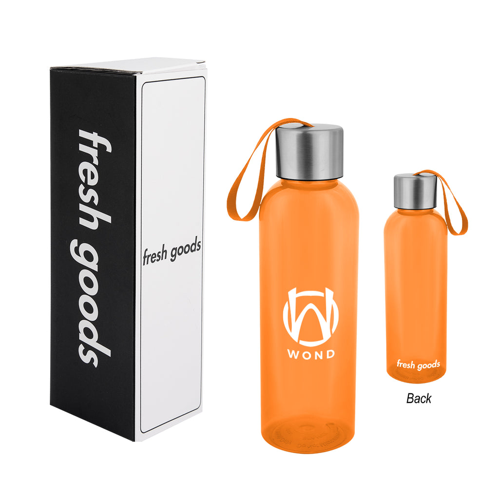 Fresh Goods Jaclyn Bottle, 20 oz - Orange - Silk Screen