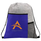 Fresno Drawstring Bag, Non-Woven - Royal Blue - Colorbrite