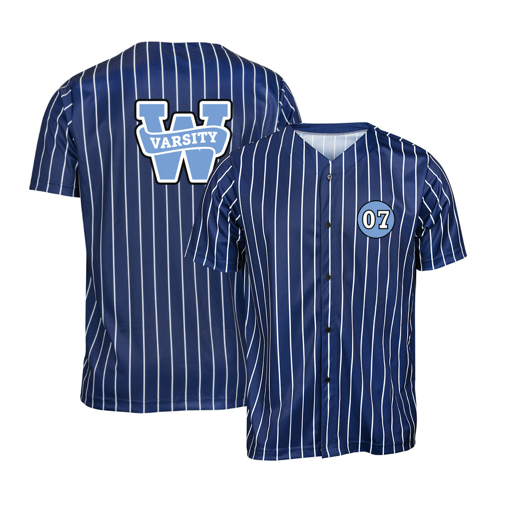 Fully Sublimated Button-Down Baseball Jersey - Dye_Sublimation