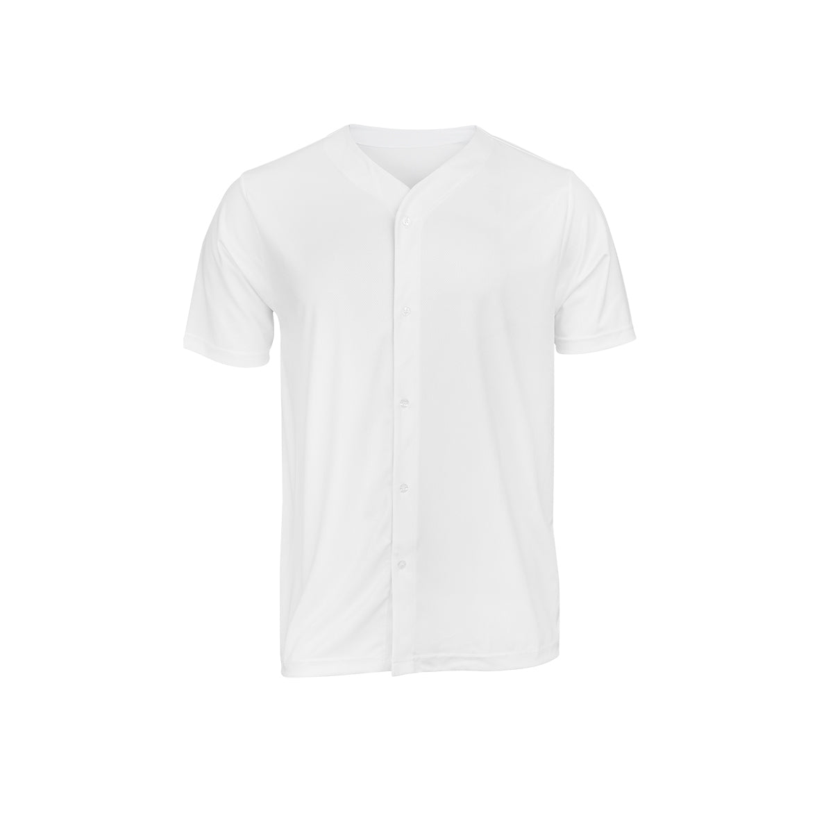 Fully Sublimated Button-Down Baseball Jersey - Front_Blank