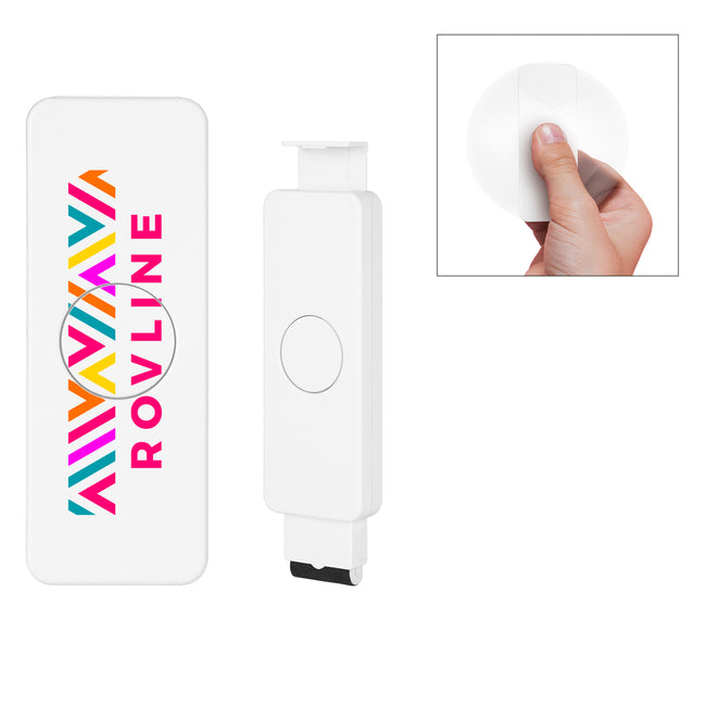 Fun Spinner Phone Stand and Screen Cleaner in One