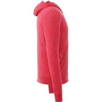 Garner Lightweight Knit Zip Hoodie with Thumb Holes for Men Transfer - Team Red Heather - Right Side