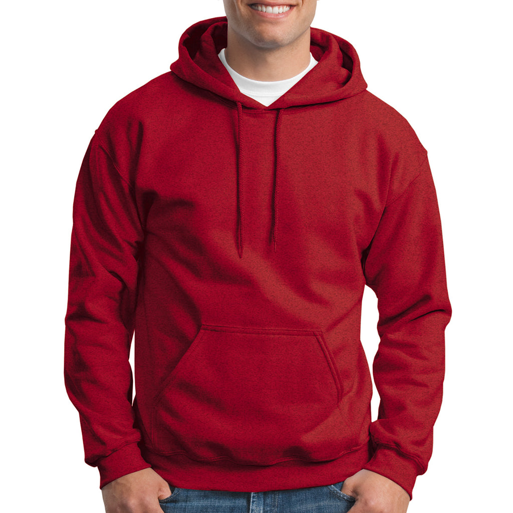 Gildan Heavy Blend Hooded Sweatshirt, Adult - Antique Cherry Red