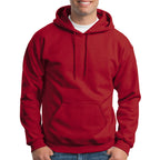 Gildan Heavy Blend Hooded Sweatshirt, Adult - Antique Cherry Red