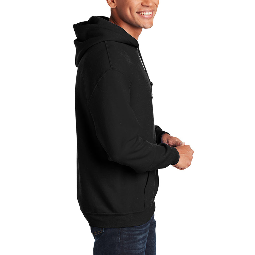 Gildan Heavy Blend Hooded Sweatshirt, Adult - Black - Right