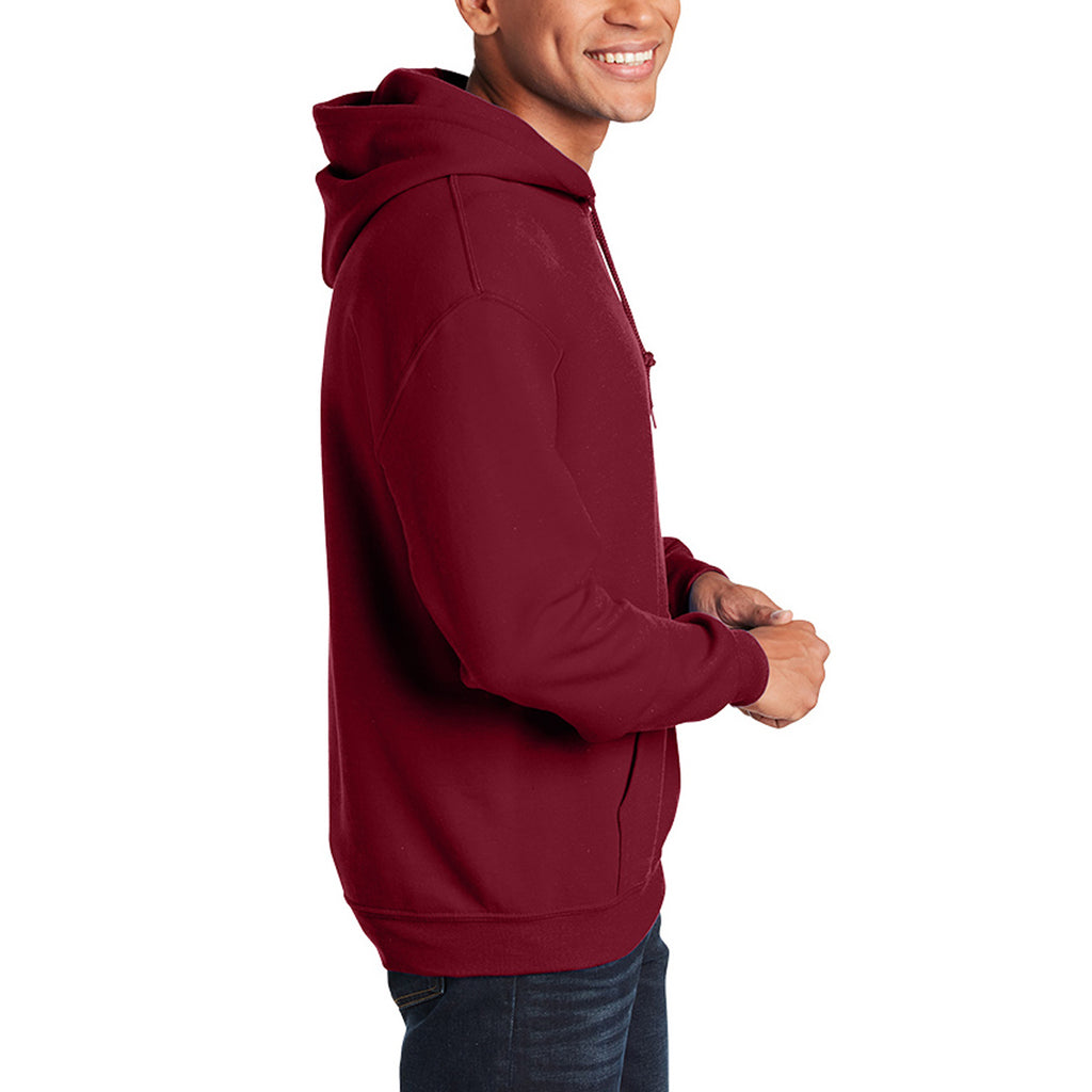 Gildan Heavy Blend Hooded Sweatshirt, Adult - Cardinal Red - Right