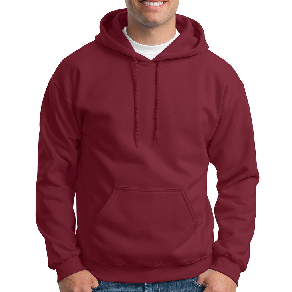 Gildan Heavy Blend Hooded Sweatshirt, Adult - Cardinal Red