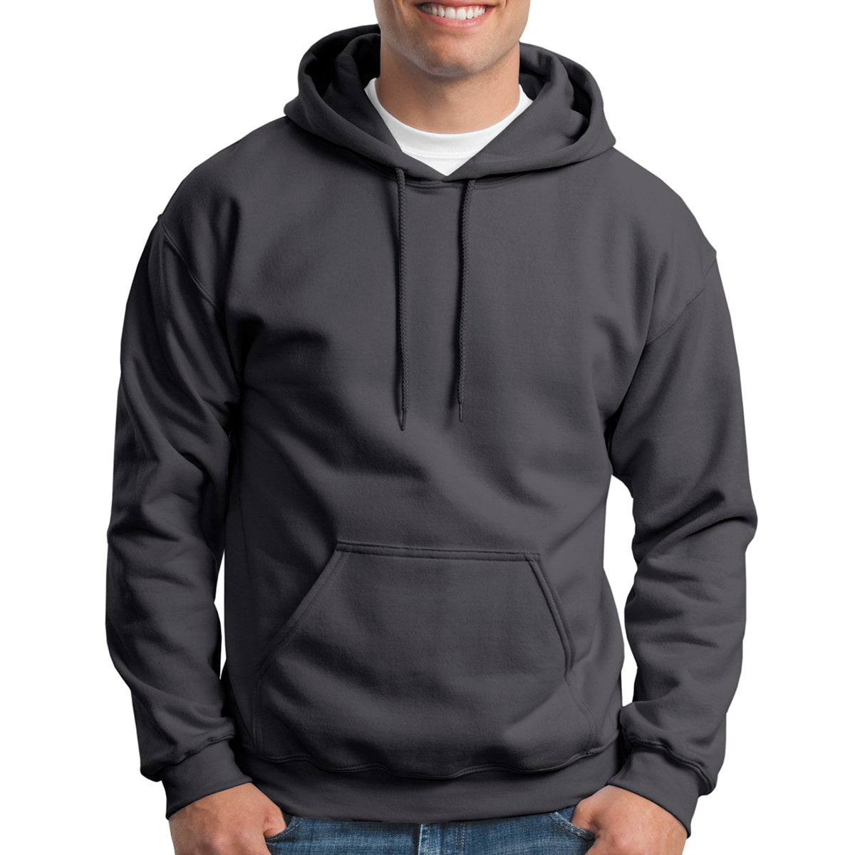 Gildan Heavy Blend Hooded Sweatshirt, Adult - Charcoal