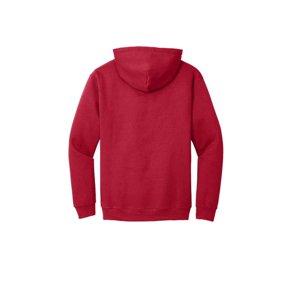 Gildan Heavy Blend Hooded Sweatshirt, Adult - Cherry Red - flat_back