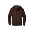 Gildan Heavy Blend Hooded Sweatshirt, Adult - Dark Chocolate - flat_back