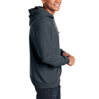 Gildan Heavy Blend Hooded Sweatshirt, Adult - Dark Heather - Right