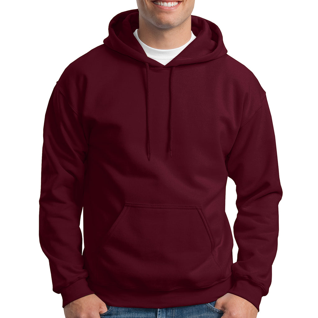 Gildan Heavy Blend Hooded Sweatshirt, Adult - Garnet