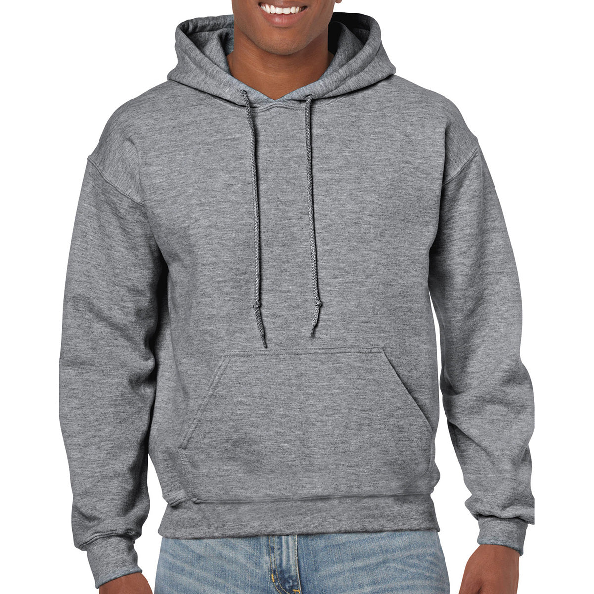 Gildan Heavy Blend Hooded Sweatshirt, Adult - Graphite Heather