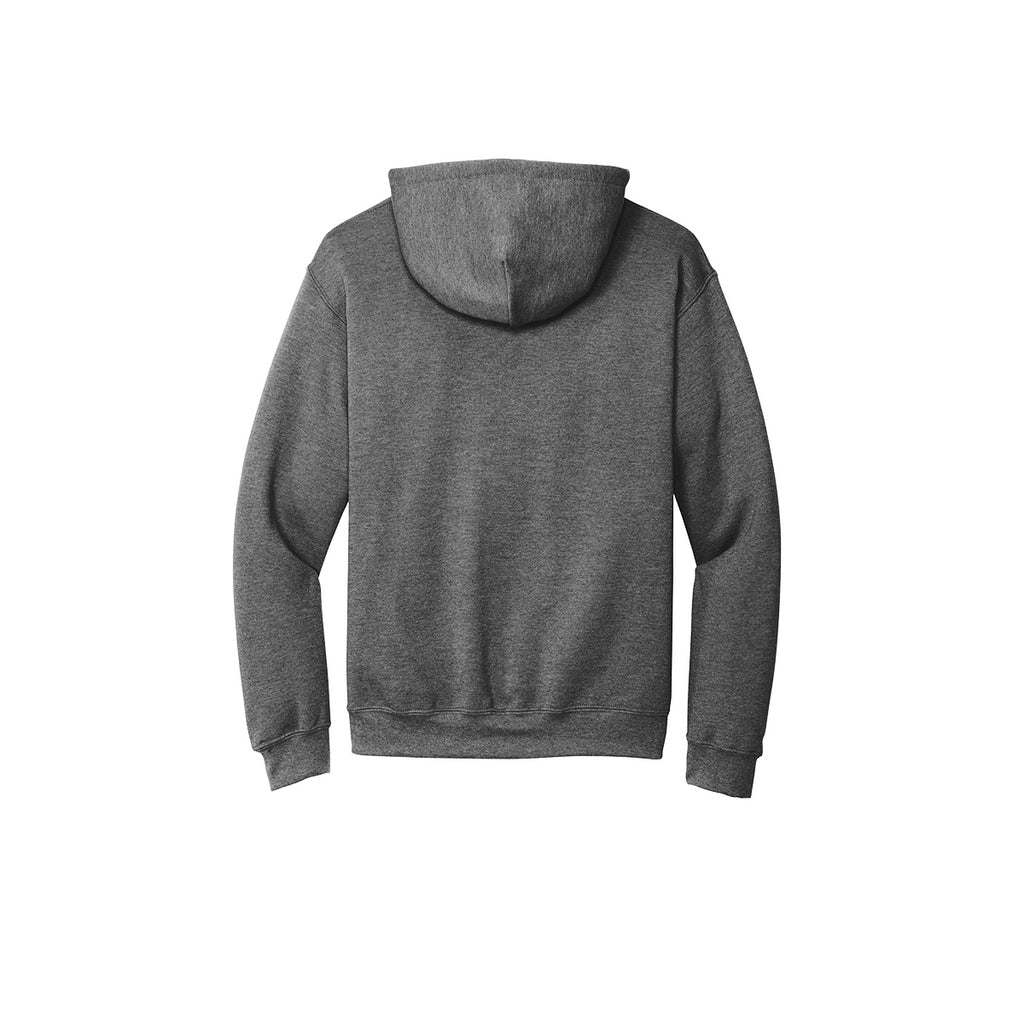 Gildan Heavy Blend Hooded Sweatshirt, Adult - Graphite Heather - flat_back