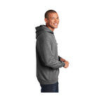 Gildan Heavy Blend Hooded Sweatshirt, Adult - Graphite Heather - model_side