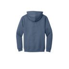 Gildan Heavy Blend Hooded Sweatshirt, Adult - Indigo Blue - flat_back