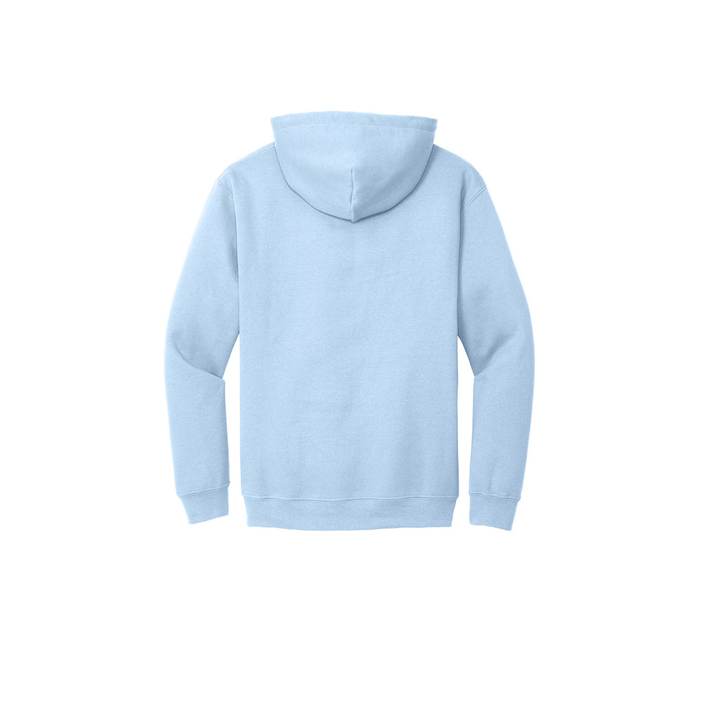 Gildan Heavy Blend Hooded Sweatshirt, Adult - Light Blue - flat_back