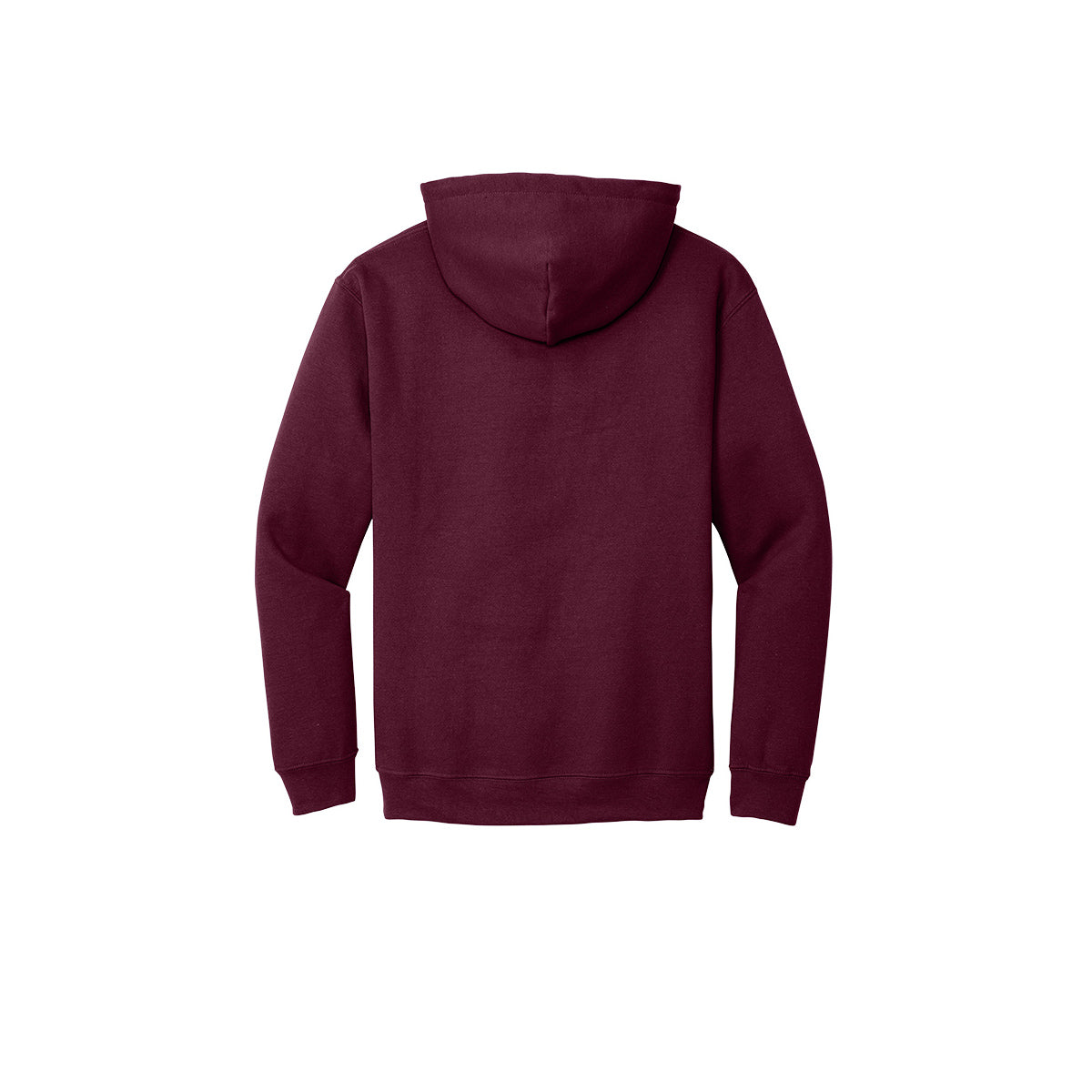 Gildan Heavy Blend Hooded Sweatshirt, Adult - Maroon - flat_back